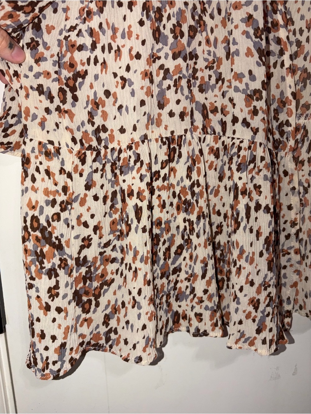 Leopard-Print Ruffle cardigan - Picture 5 of 6